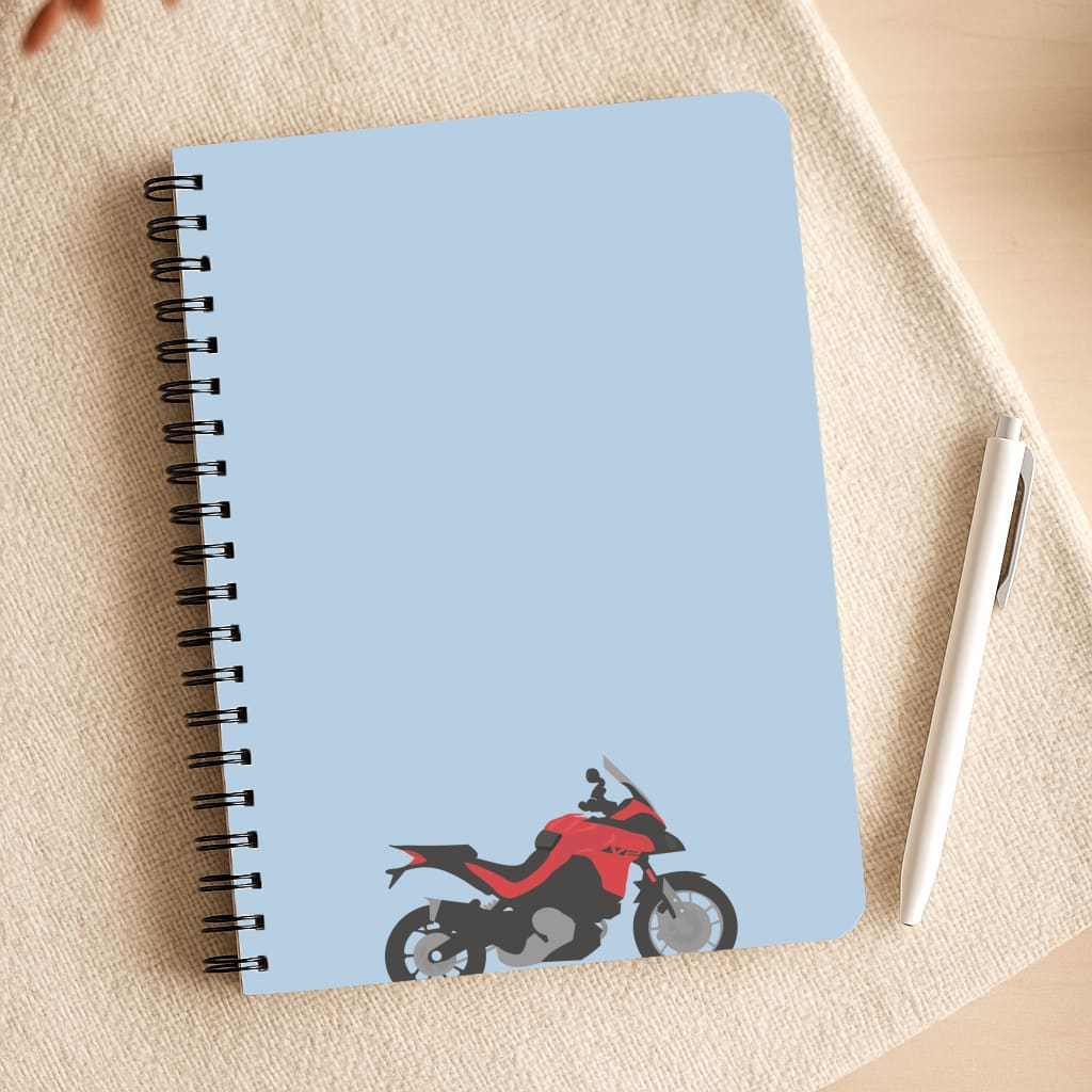 Red Motorbike - Motorbike Notepad