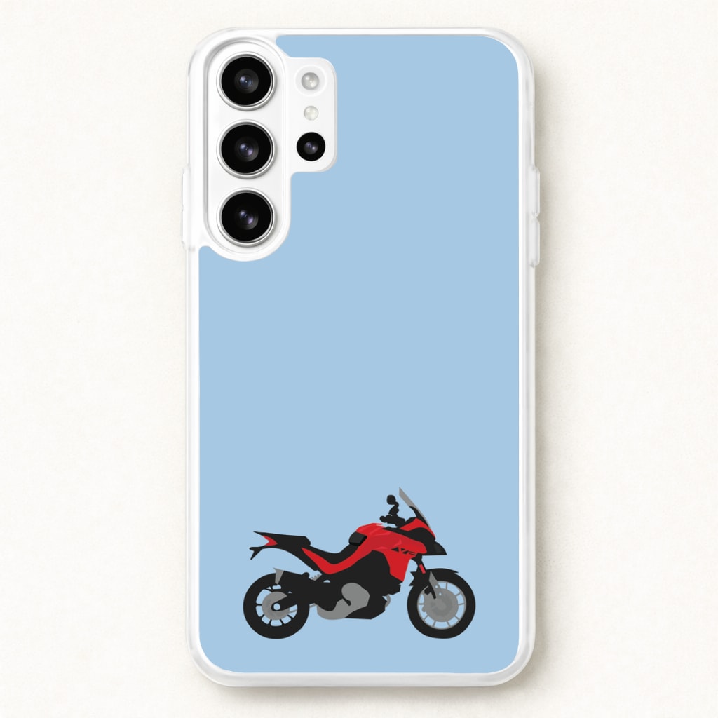Red Motorbike - Motorbike Phone Case for Galaxy S26 Ultra