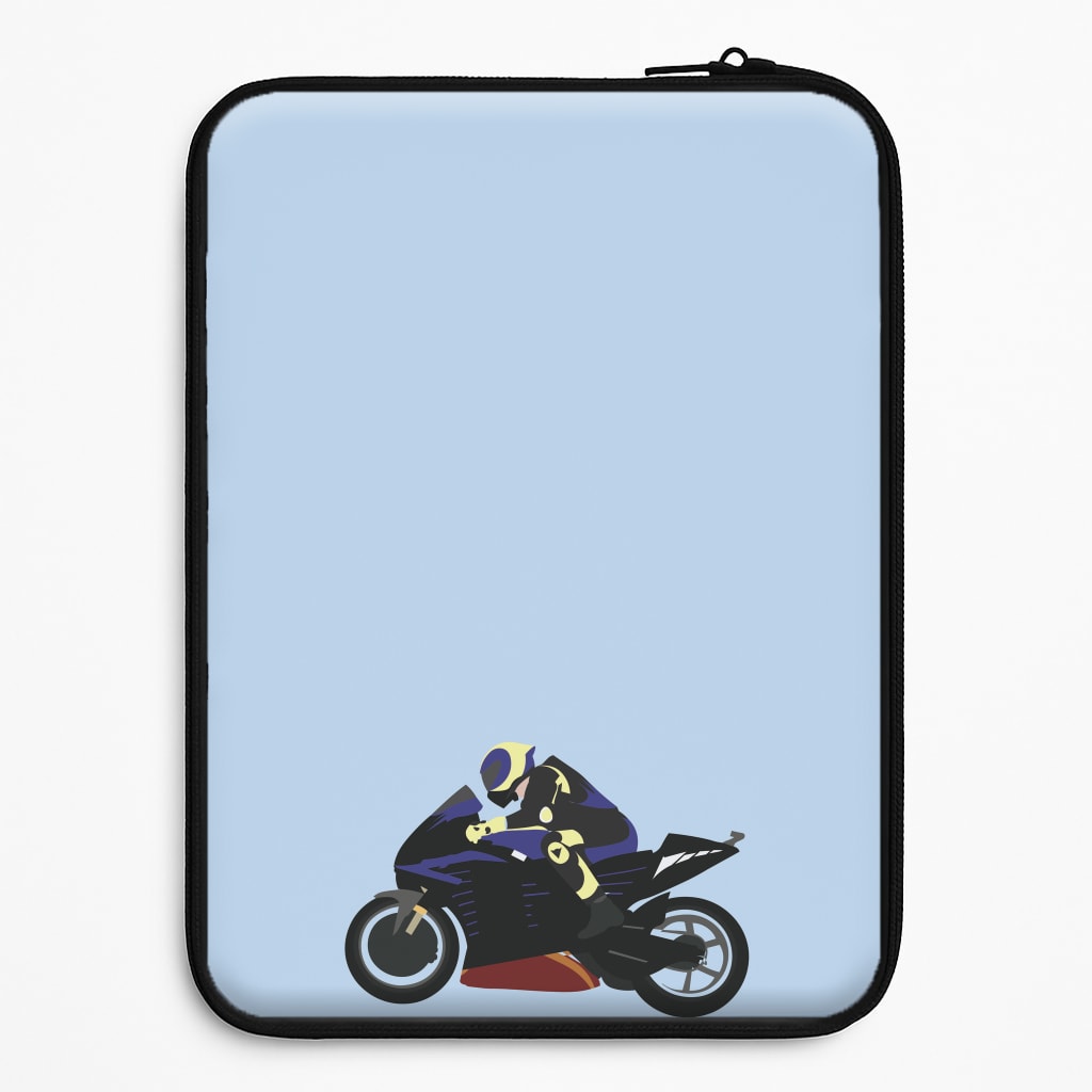 Purple Motorbike - Motorbike Laptop Sleeve