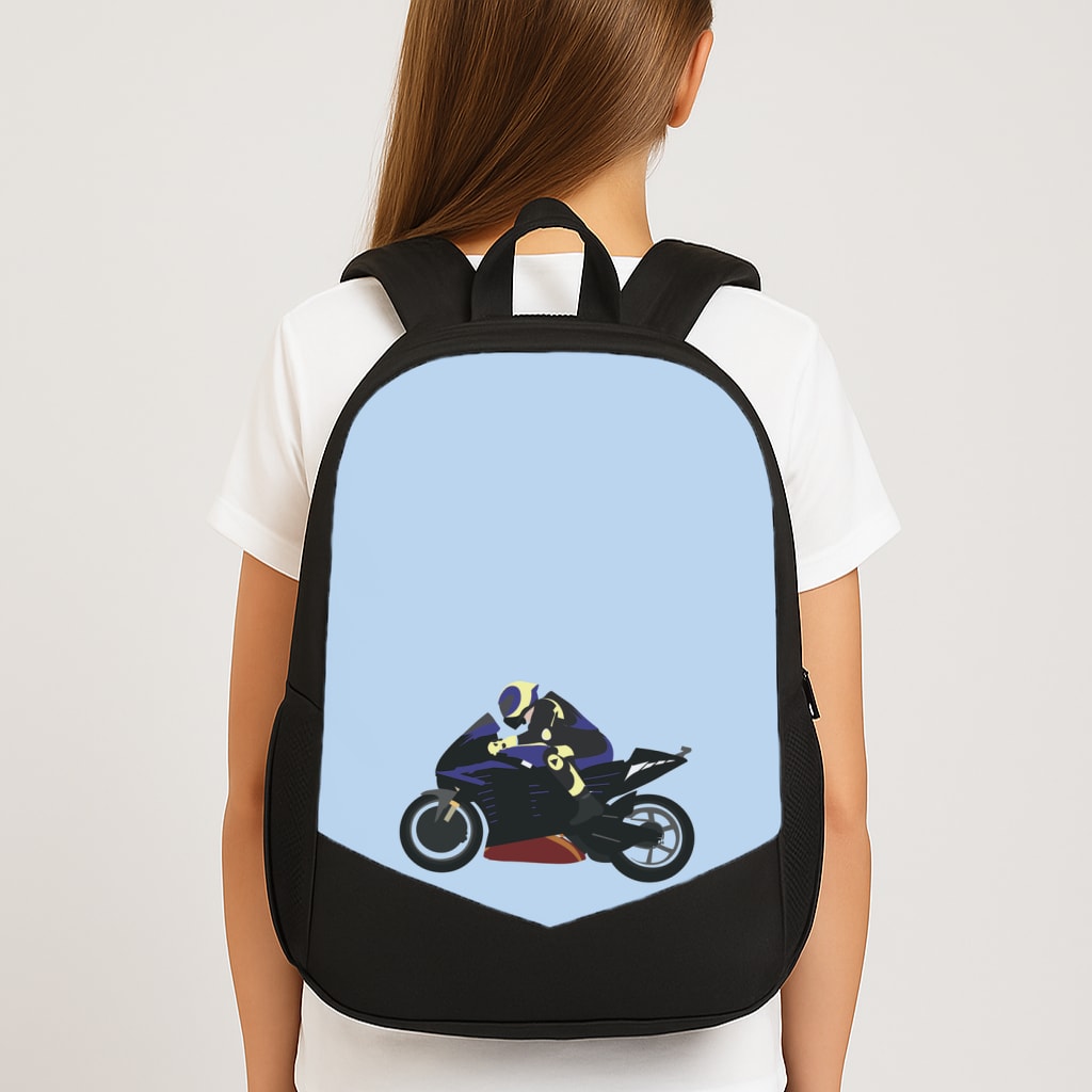 Purple Motorbike - Motorbike Backpack