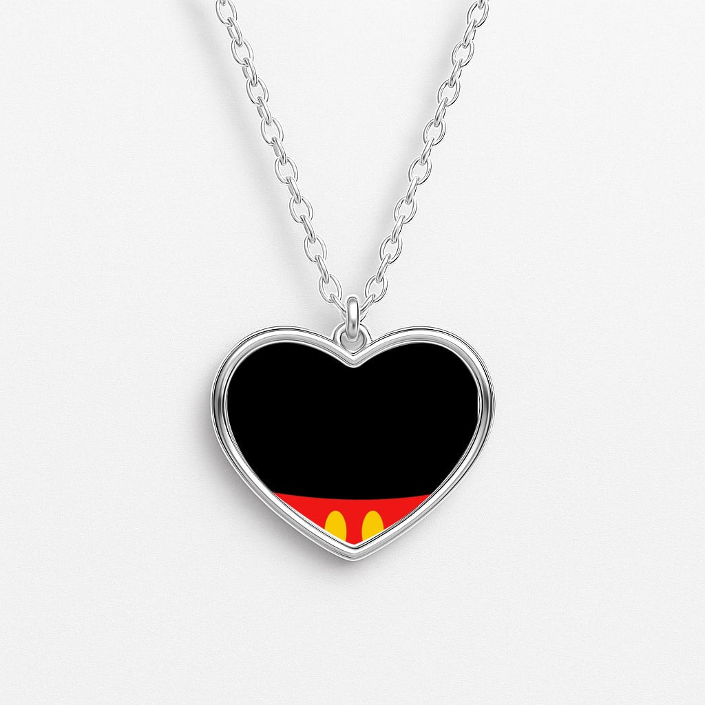 Fairytale Mouse Outfit Heart Necklace