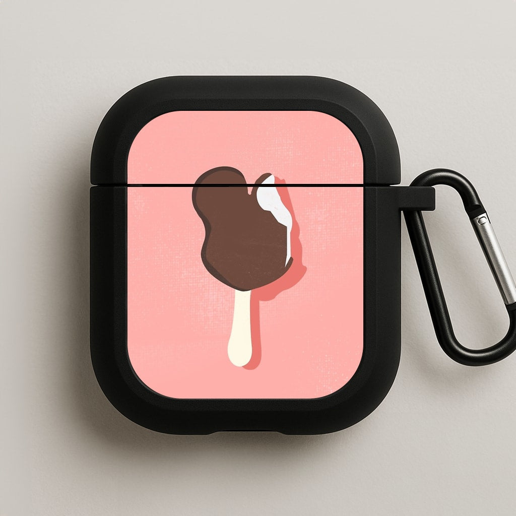 Pink Mouse Ice Cream AirPods Case