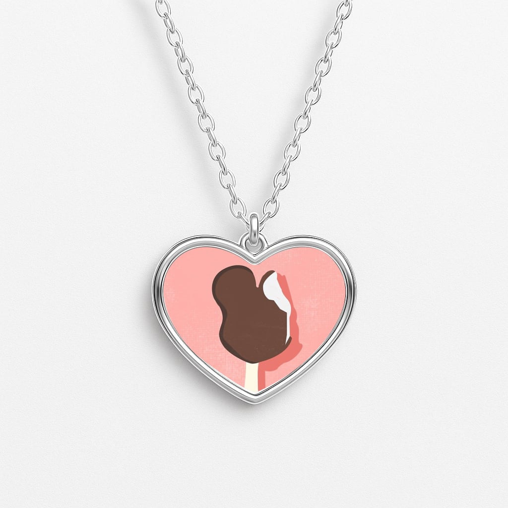 Pink Mouse Ice Cream Necklace