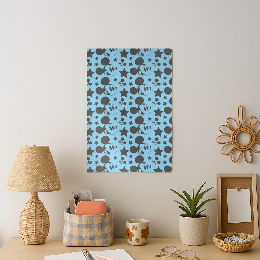 Fairytale Mouse Pattern Art Print