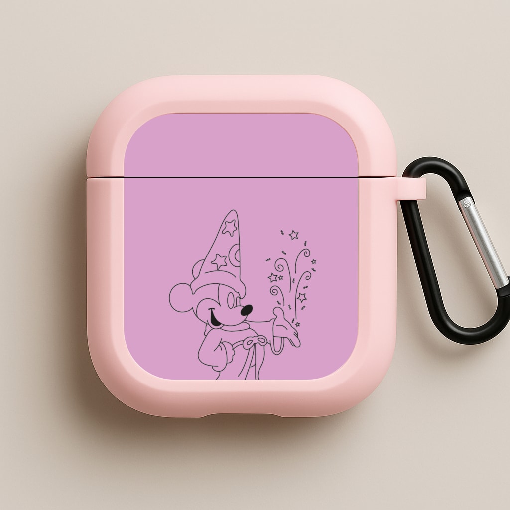 Wizard Fairytale Mouse Pink AirPods Case