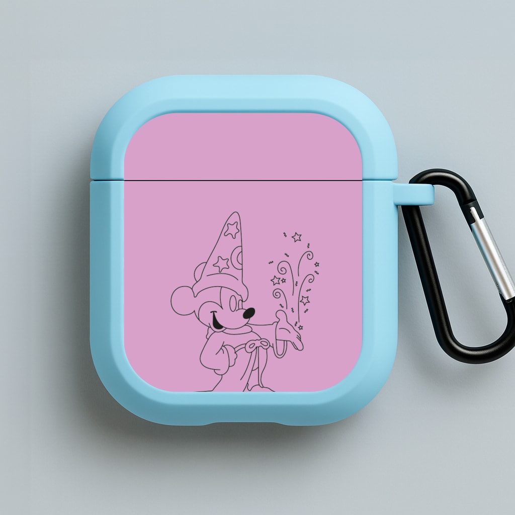 Wizard Fairytale Mouse Blue AirPods Case