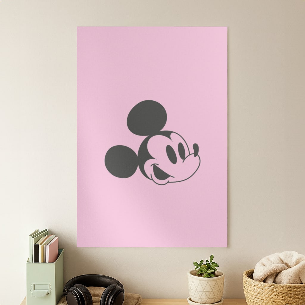 Pink Mickey Poster