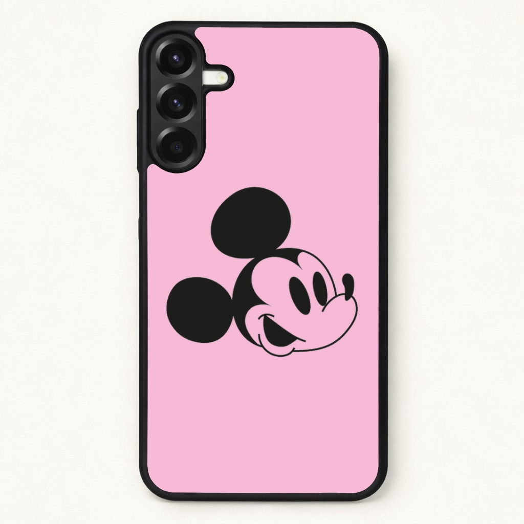 Pink Mickey Phone Case for Galaxy A37