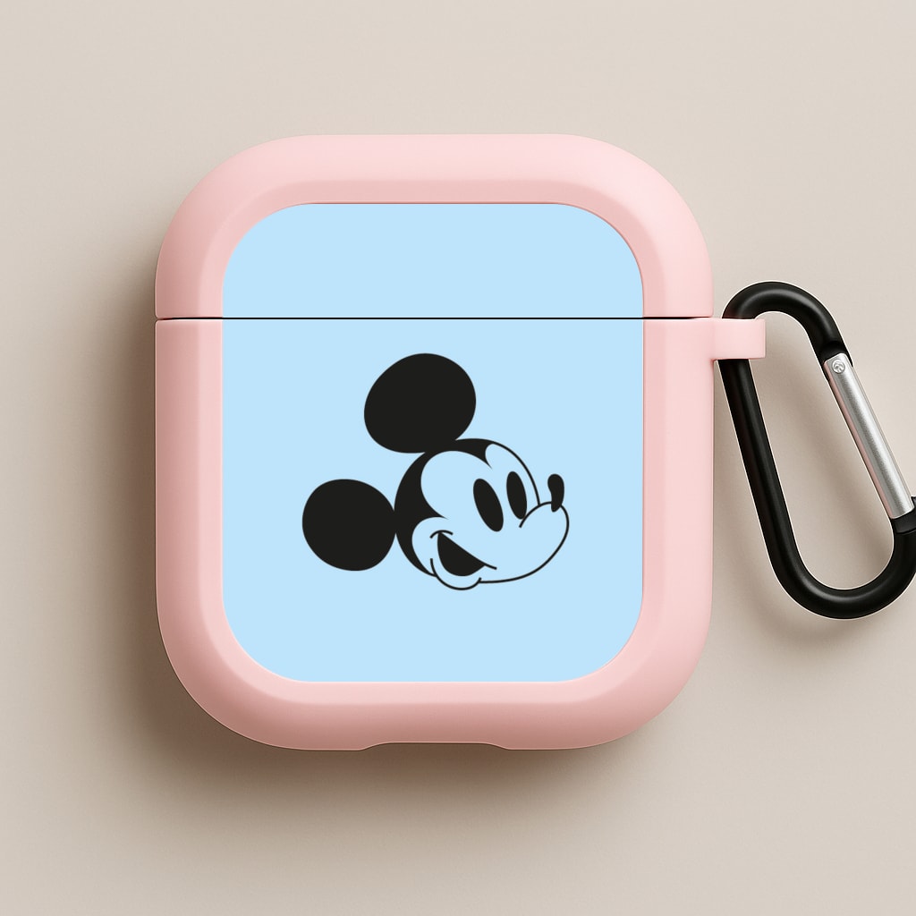 Blue Mickey Pink AirPods Case