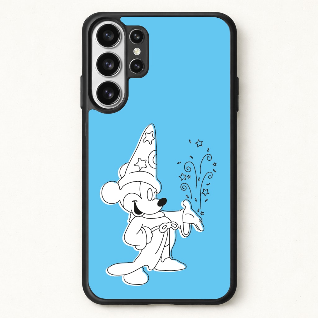 Wizard Mickey Blue Phone Case for Galaxy S26 Ultra