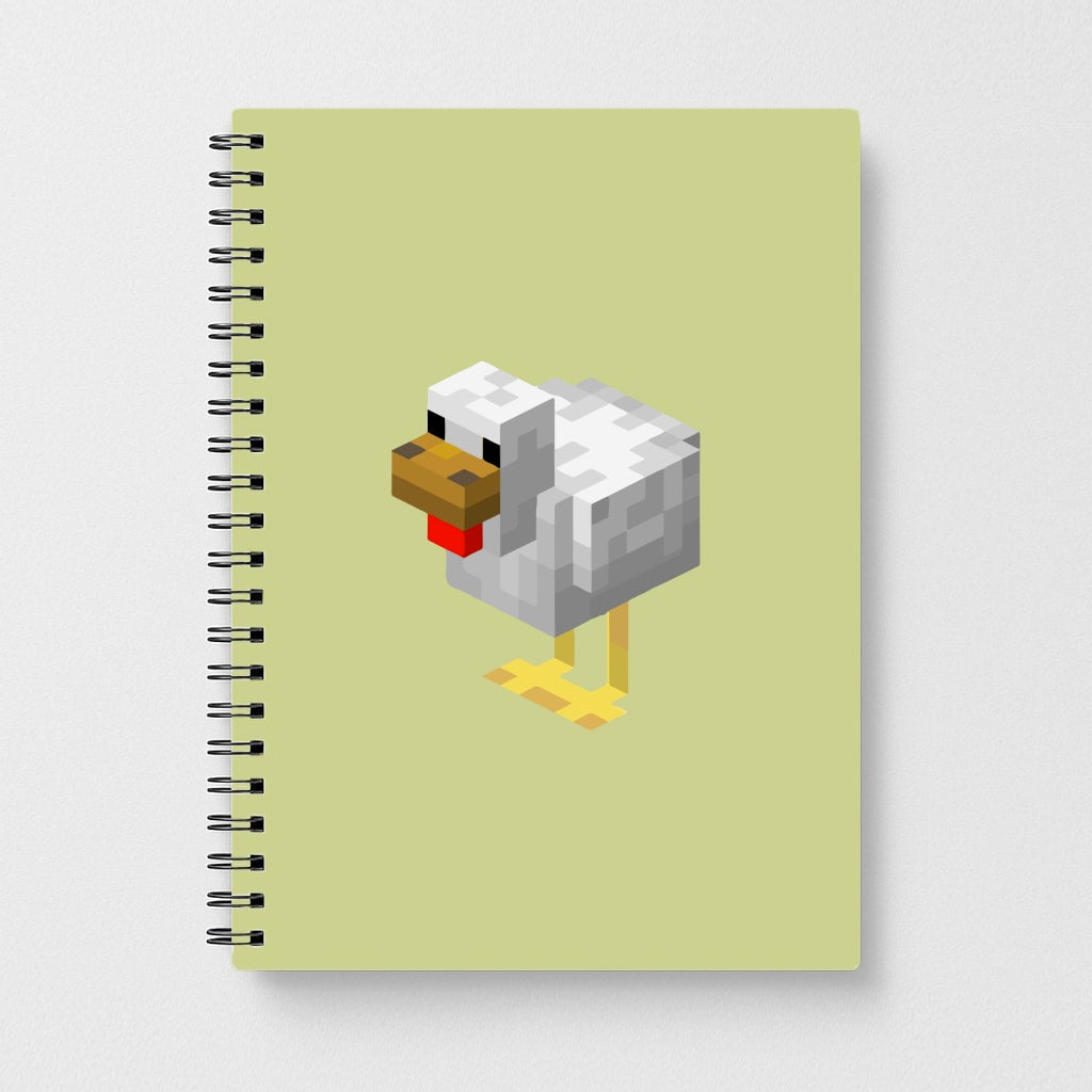 Minecraft Chicken Notebook