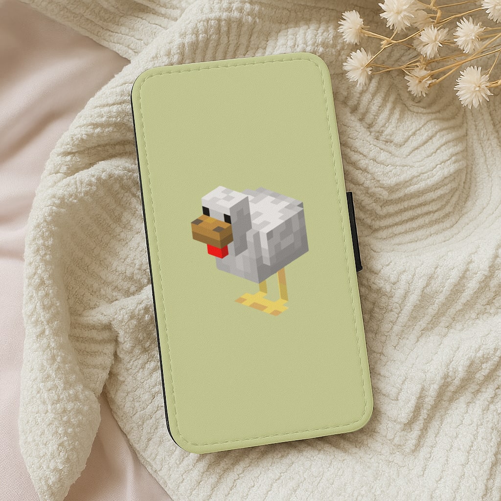 Mining Chicken Wallet Phone Case