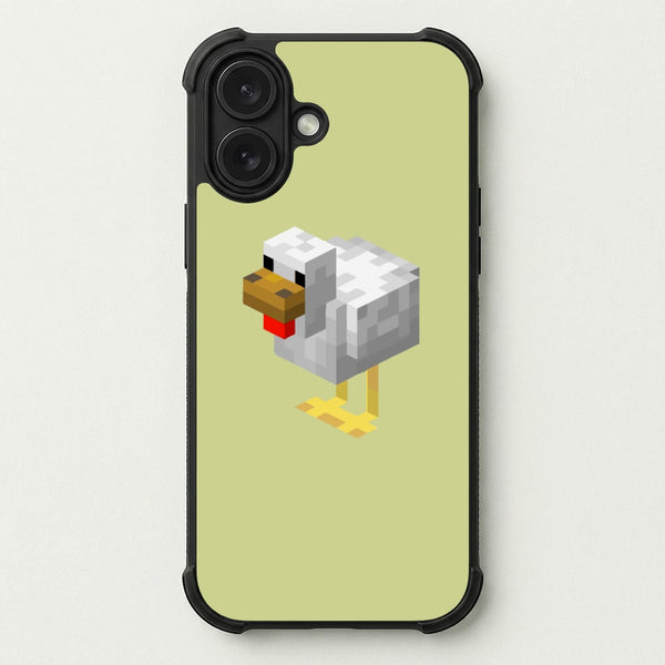 Mining Chicken Phone Case — Bumper case