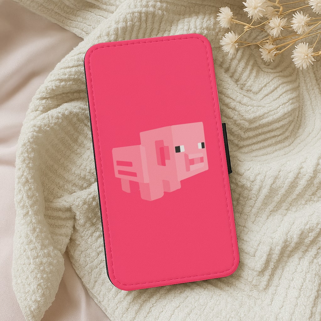 Mining Pig Wallet Phone Case