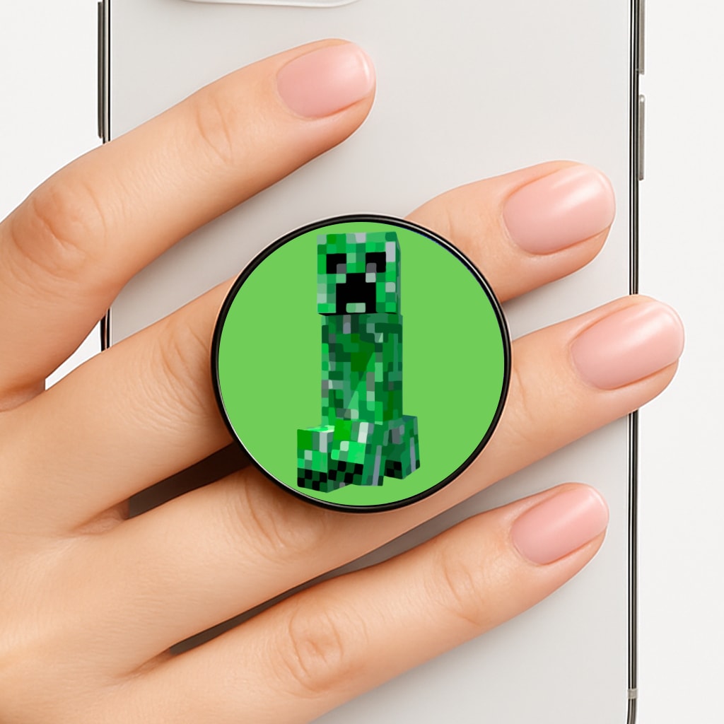 Mining Creeper Phone Grip