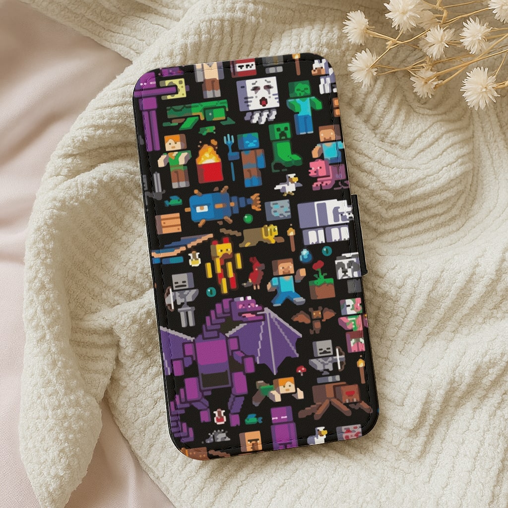 Mining Collage Wallet Phone Case