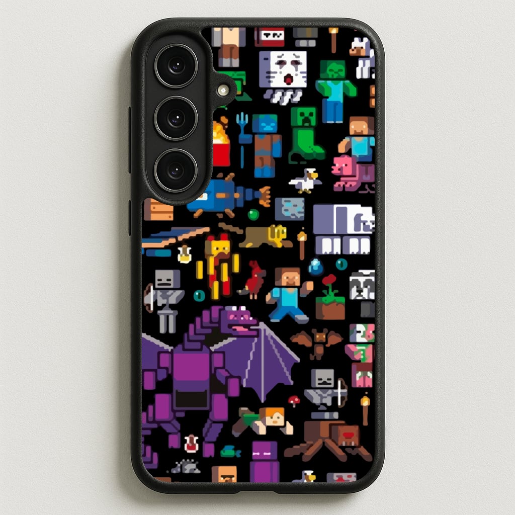 Mining Collage Phone Case for Galaxy S25FE