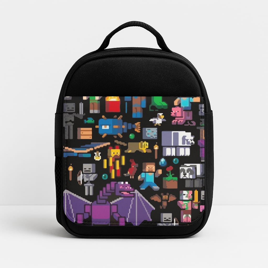Mining Collage Insulated Lunchbox