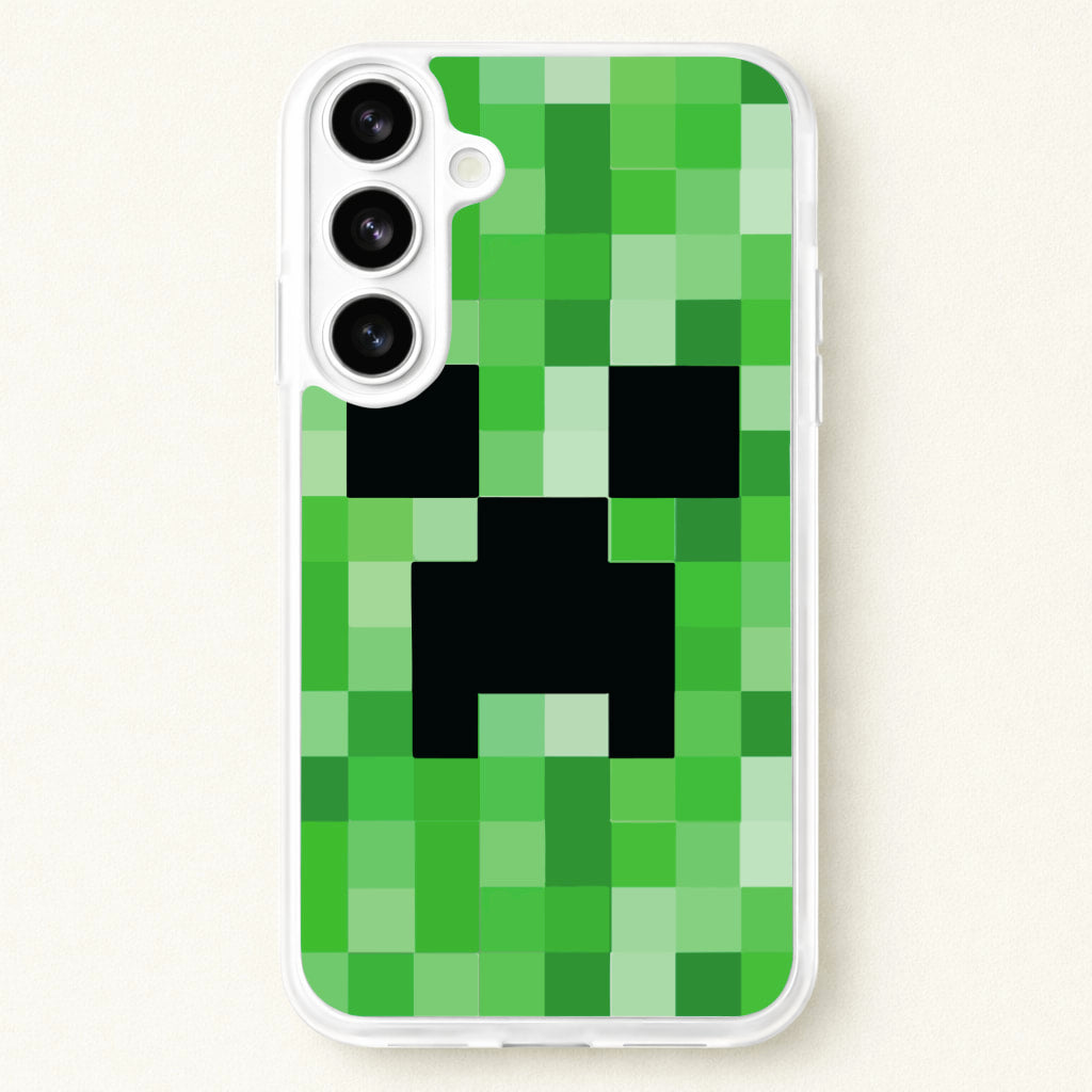 Creeper Face - Mining Phone Case for Galaxy S26