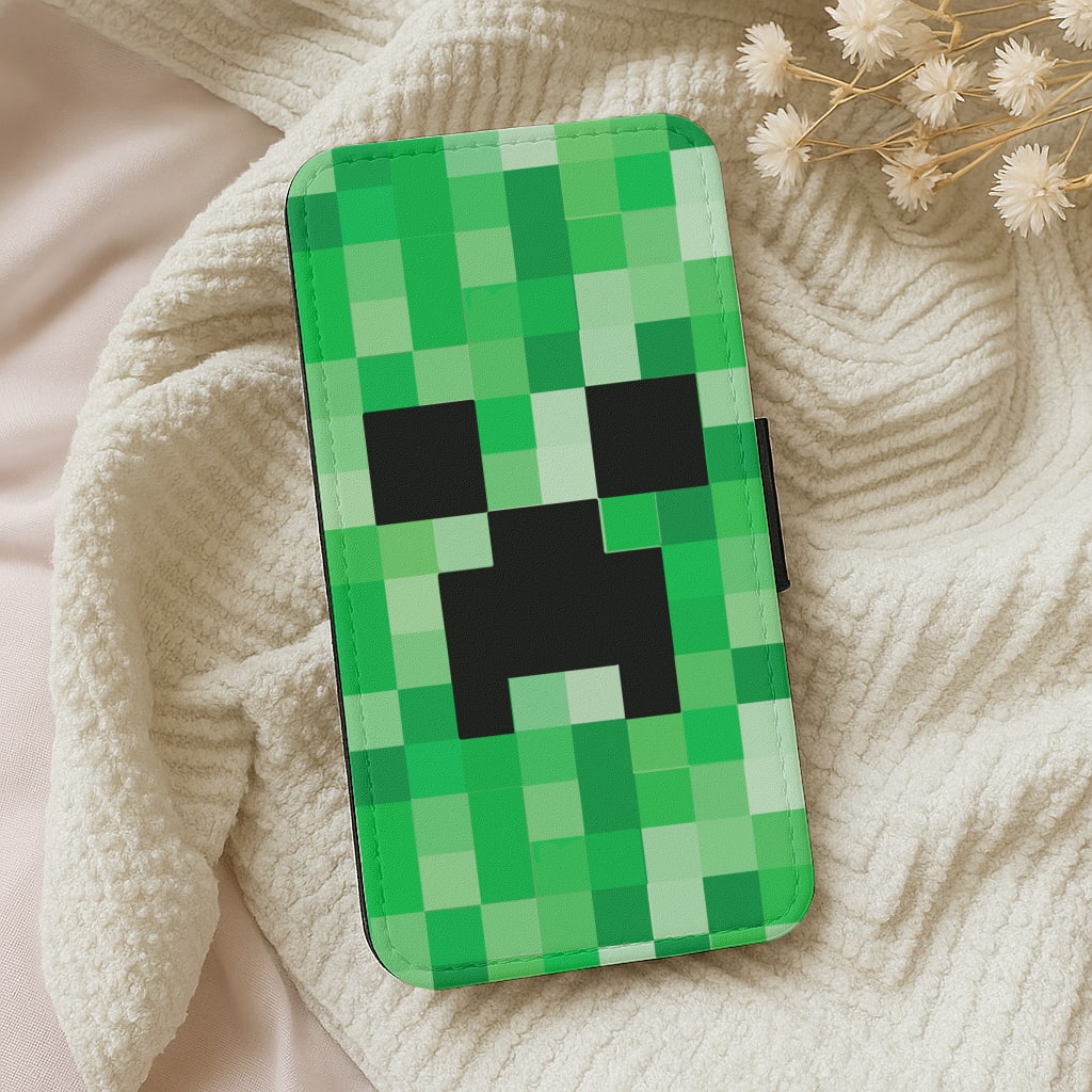 Creeper Face - Mining Wallet Phone Case