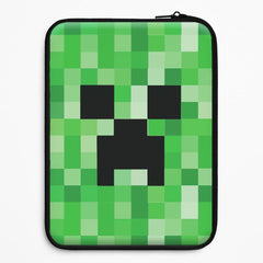 Creeper Face - Mining Laptop Sleeve