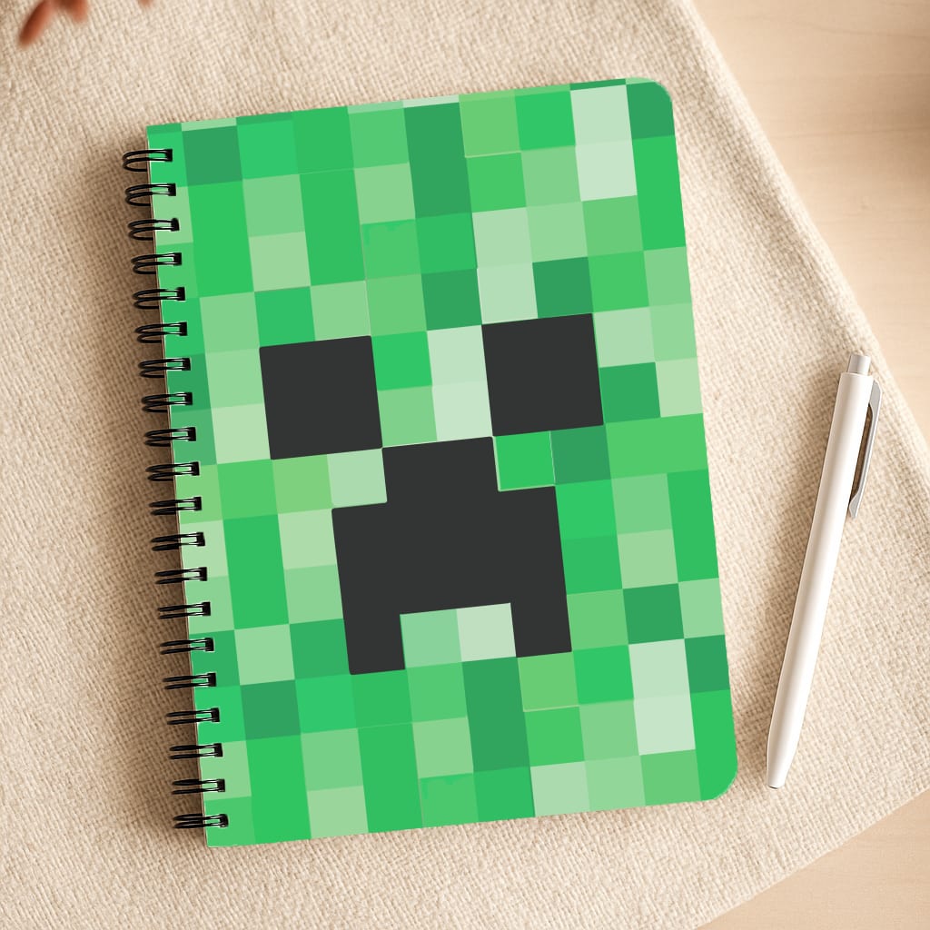 Creeper Face - Mining Notepad