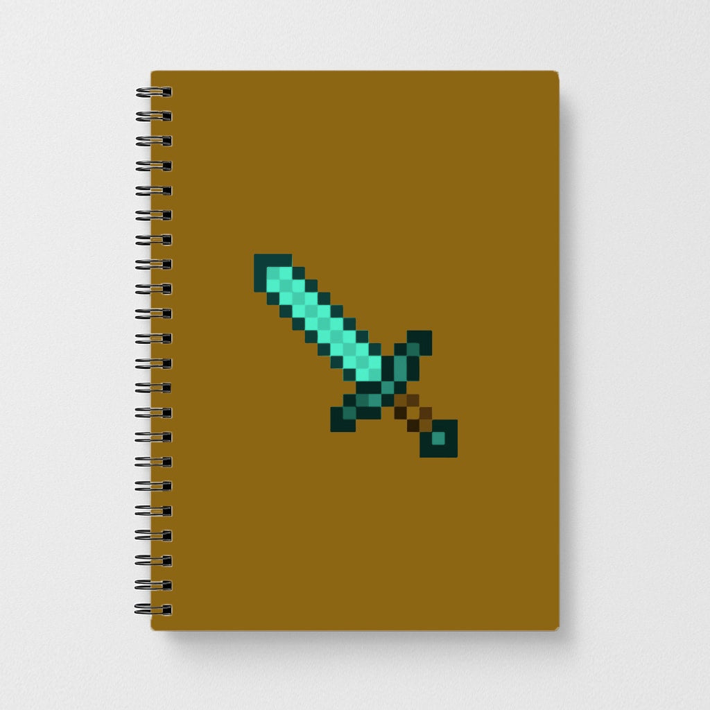 Diamond Sword - Minecraft Notebook