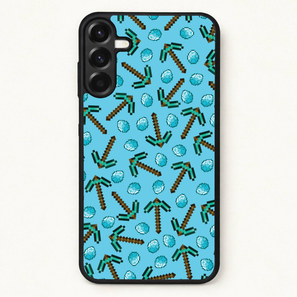 Diamond Axe Pattern Phone Case for Galaxy A17