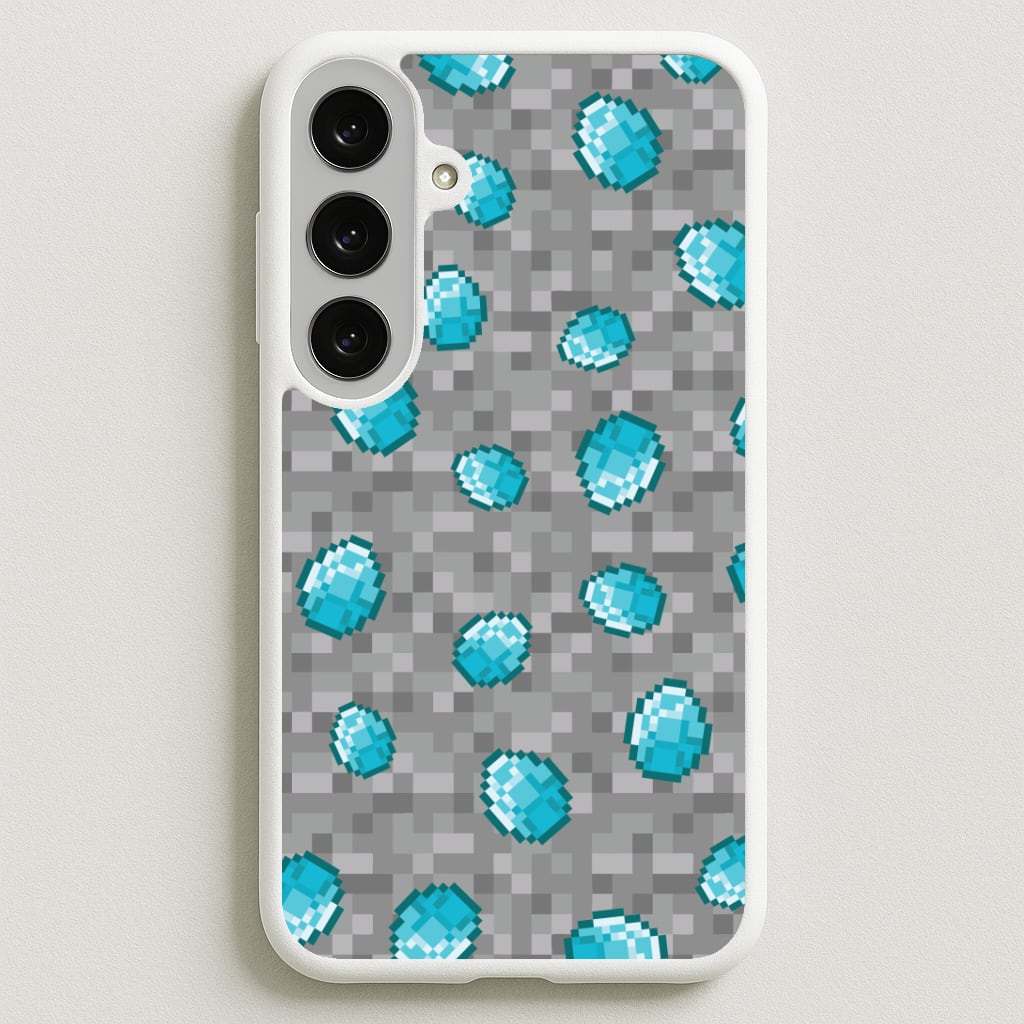 Diamond Pattern Phone Case for Galaxy S25FE