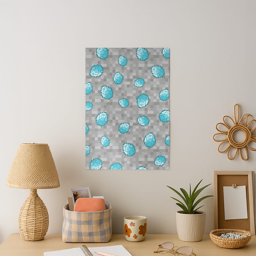 Diamond Pattern Art Print