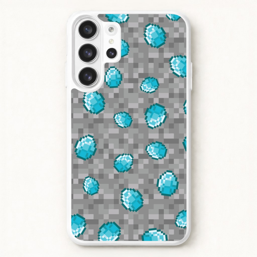Diamond Pattern Phone Case for Galaxy S26 Ultra