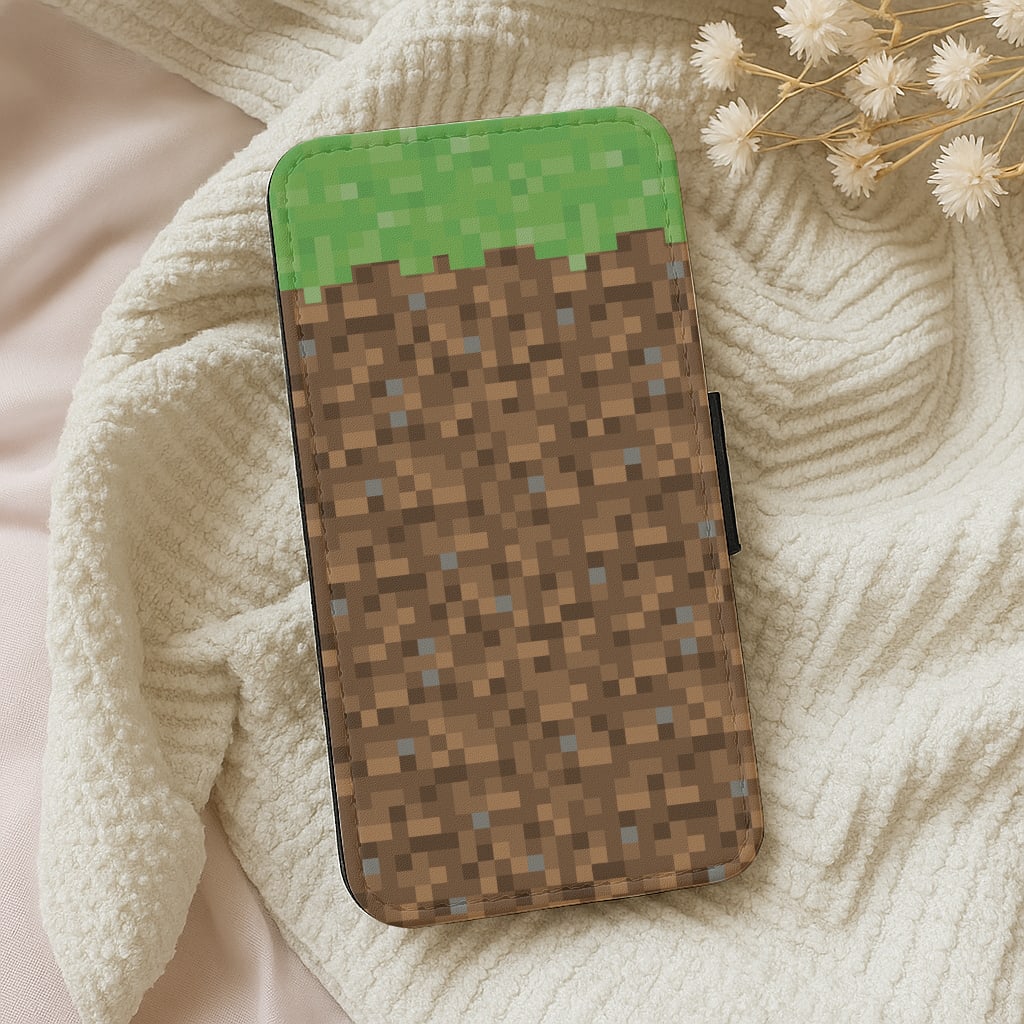 Dirt Block Wallet Phone Case