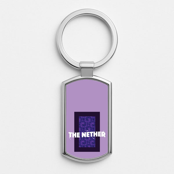 The Nether Silver Keyring