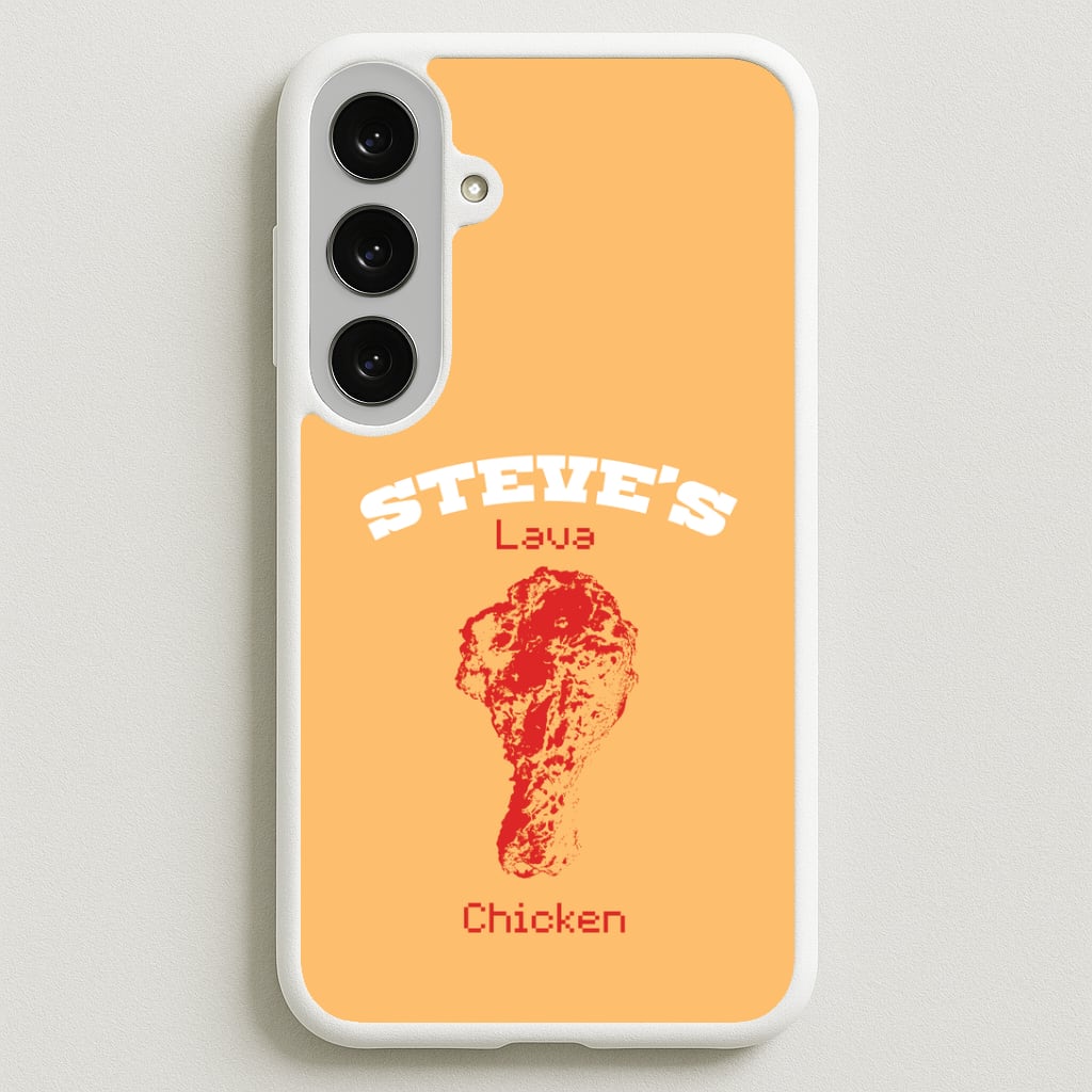 Steve's Lava Chicken Phone Case for Galaxy S25FE