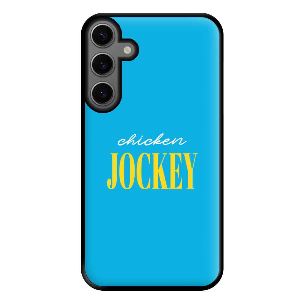 Chicken Jockey Blue Phone Case for Galaxy S23FE