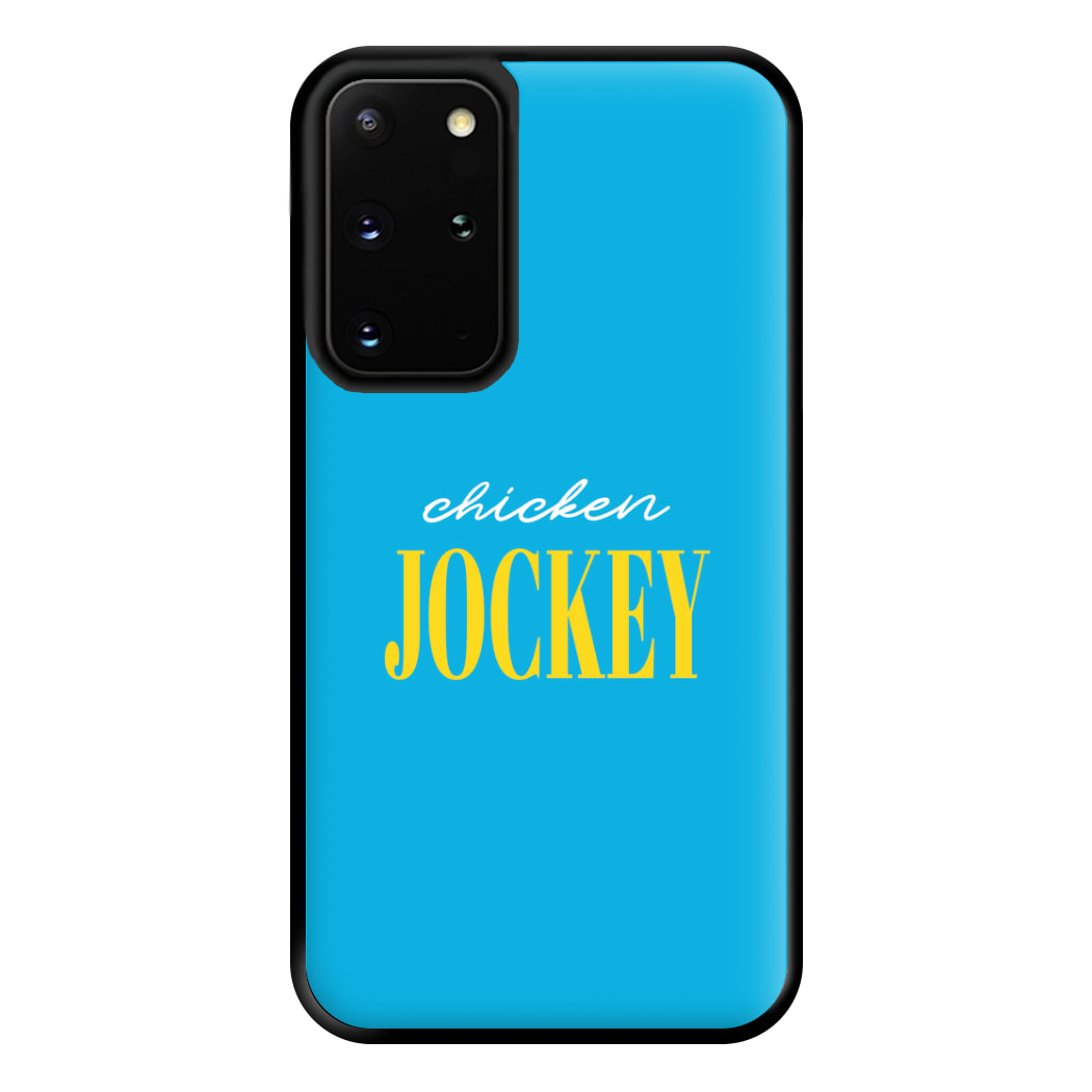 Chicken Jockey Blue Phone Case for Galaxy S20 Plus