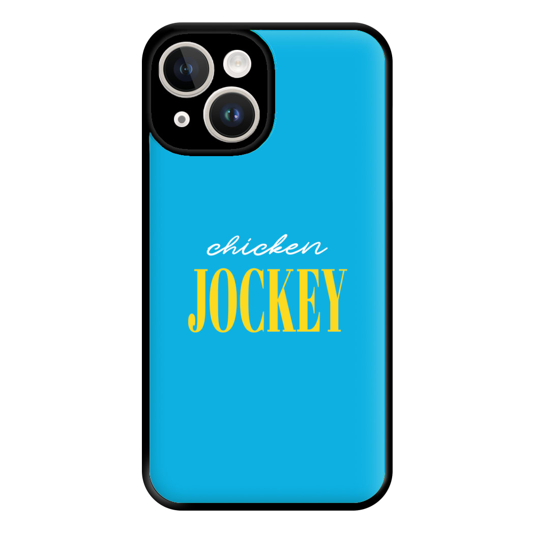 Chicken Jockey Blue Phone Case for iPhone 14
