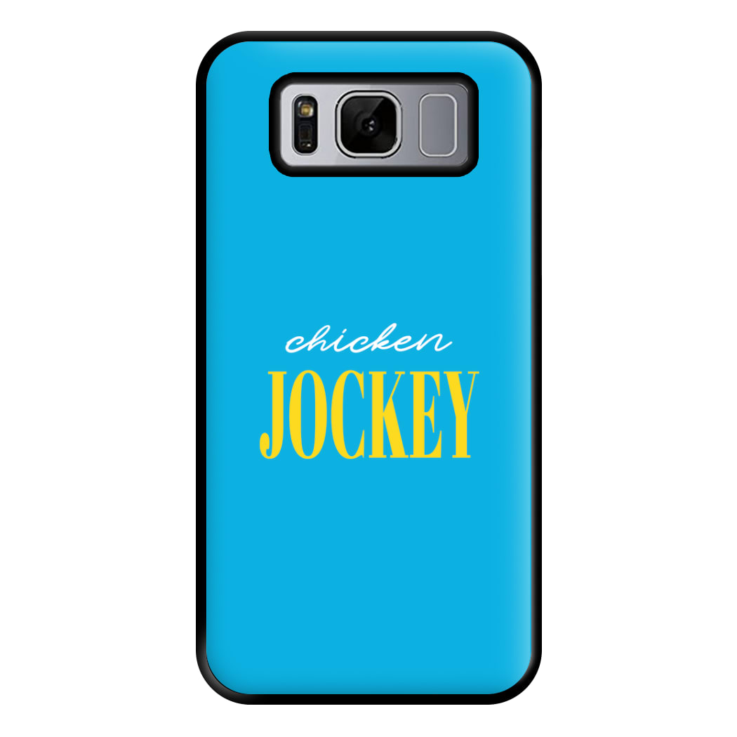 Chicken Jockey Blue Phone Case for Galaxy S8 Plus