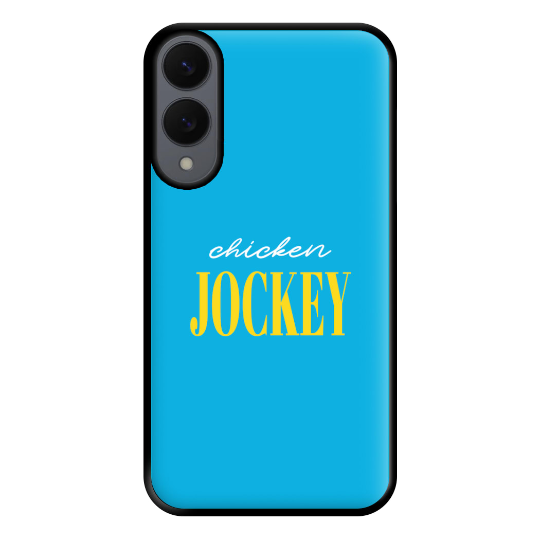 Chicken Jockey Blue Phone Case for Galaxy S25 Edge