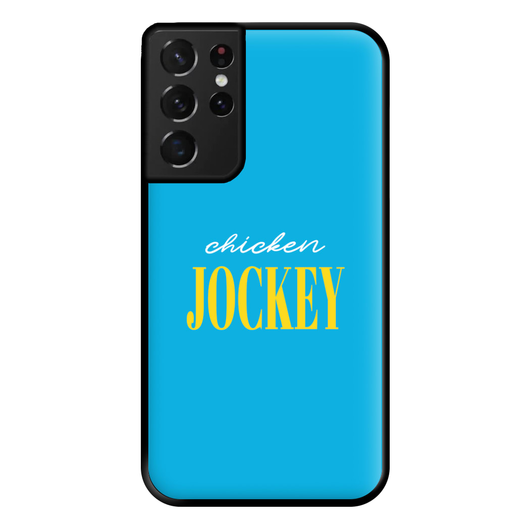 Chicken Jockey Blue Phone Case for Galaxy S21 Ultra