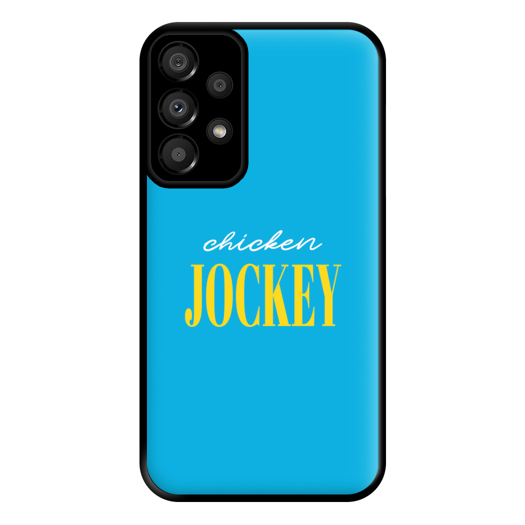 Chicken Jockey Blue Phone Case for Galaxy A33