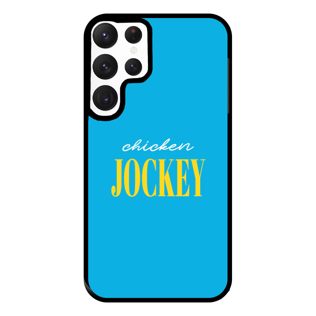 Chicken Jockey Blue Phone Case for Galaxy S22 Ultra