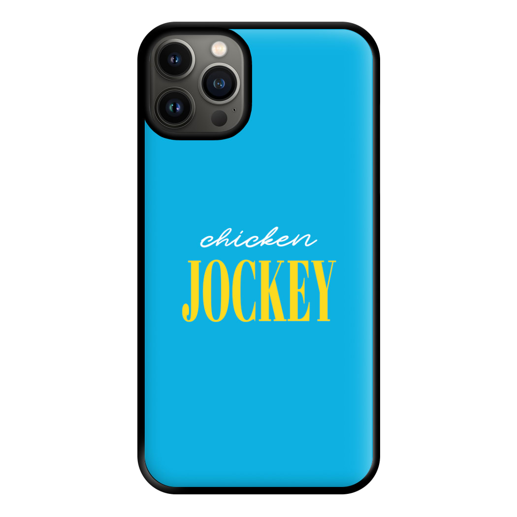 Chicken Jockey Blue Phone Case for iPhone 13