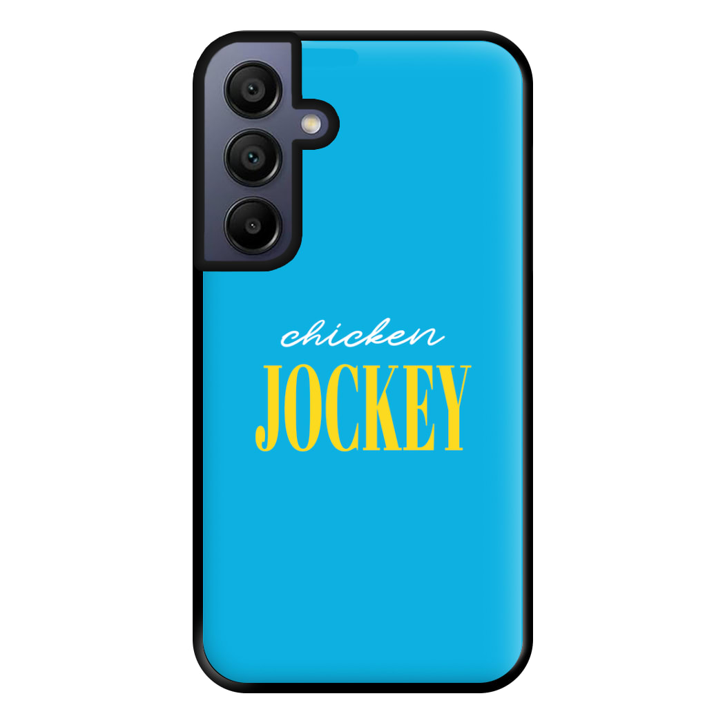 Chicken Jockey Blue Phone Case for Galaxy A16