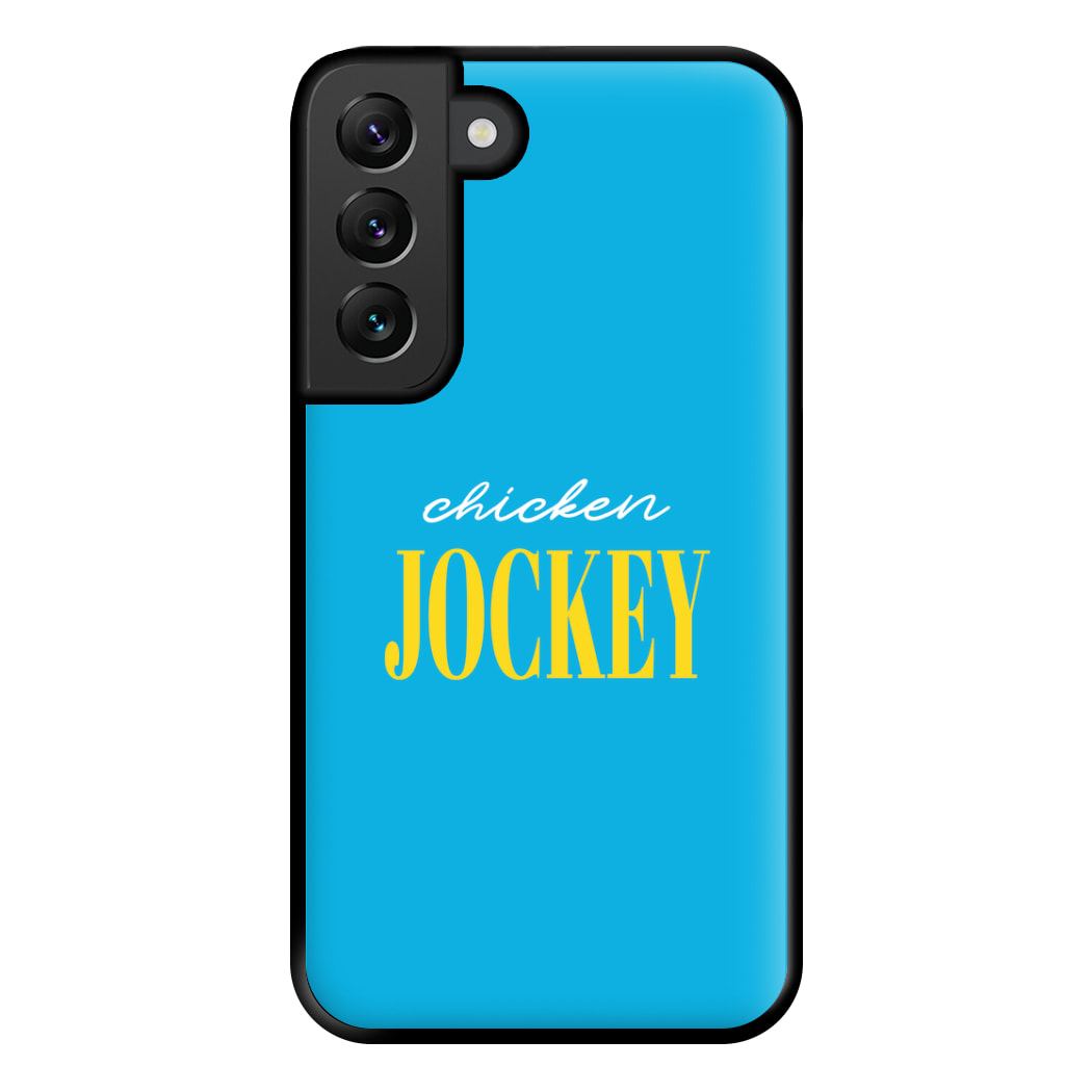 Chicken Jockey Blue Phone Case for Galaxy S22 Plus