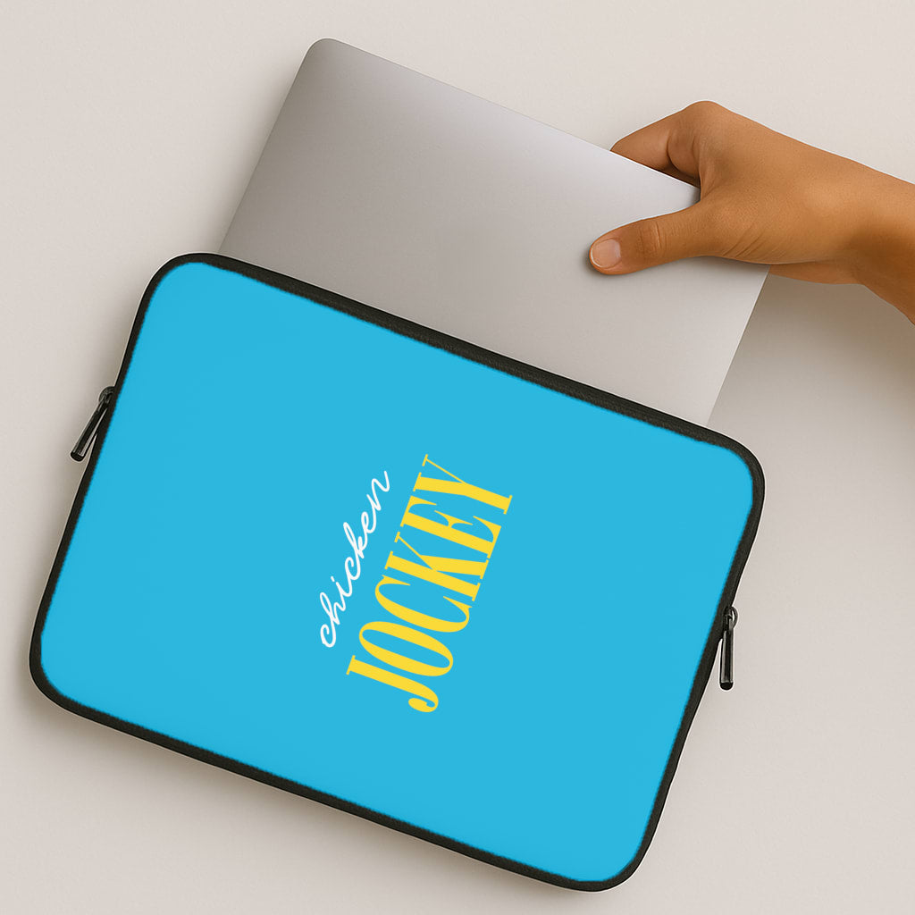 Chicken Jockey Blue MacBook Case