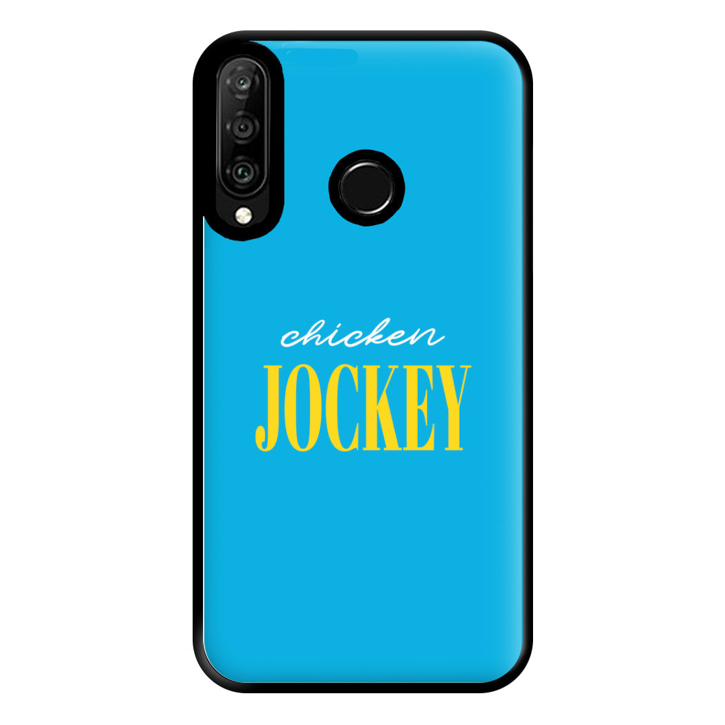Chicken Jockey Blue Phone Case for Huawei P30 Lite