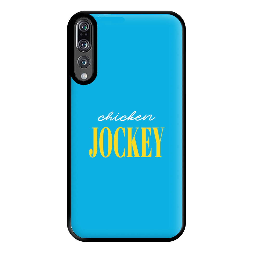 Chicken Jockey Blue Phone Case for Huawei P20 Pro