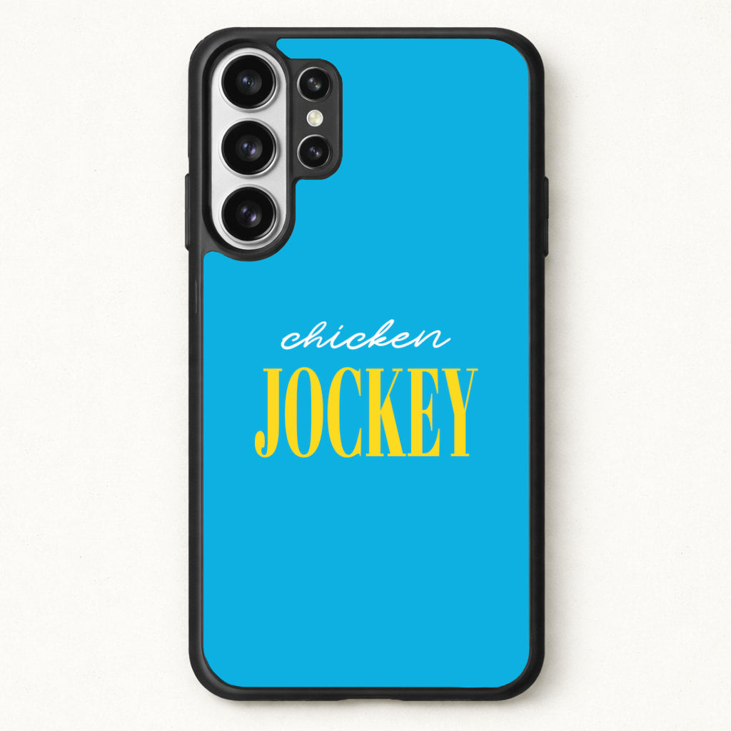 Chicken Jockey Blue Phone Case for Galaxy S26 Ultra