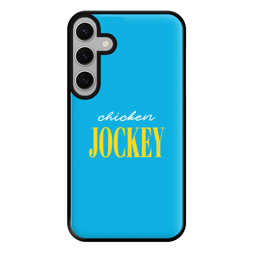 Chicken Jockey Blue Phone Case for Galaxy S24FE